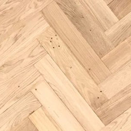 Solid Oak Parquet - Unfinished 119