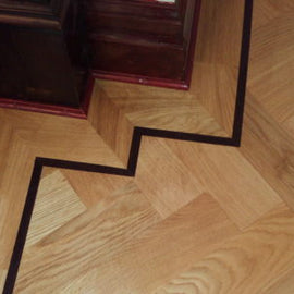 Solid Oak Parquet - Unfinished 120