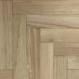 Solid Oak Parquet - Unfinished 125