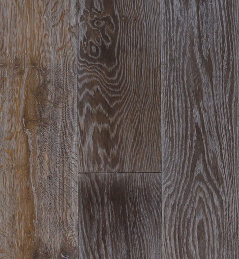 Structural Engineered Oak - Double Smoked Brushed & White Oiled 649